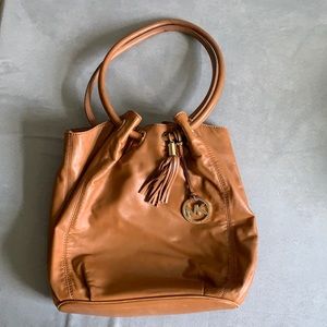 MICHAEL KORS Tassel Accent Bucket Bag